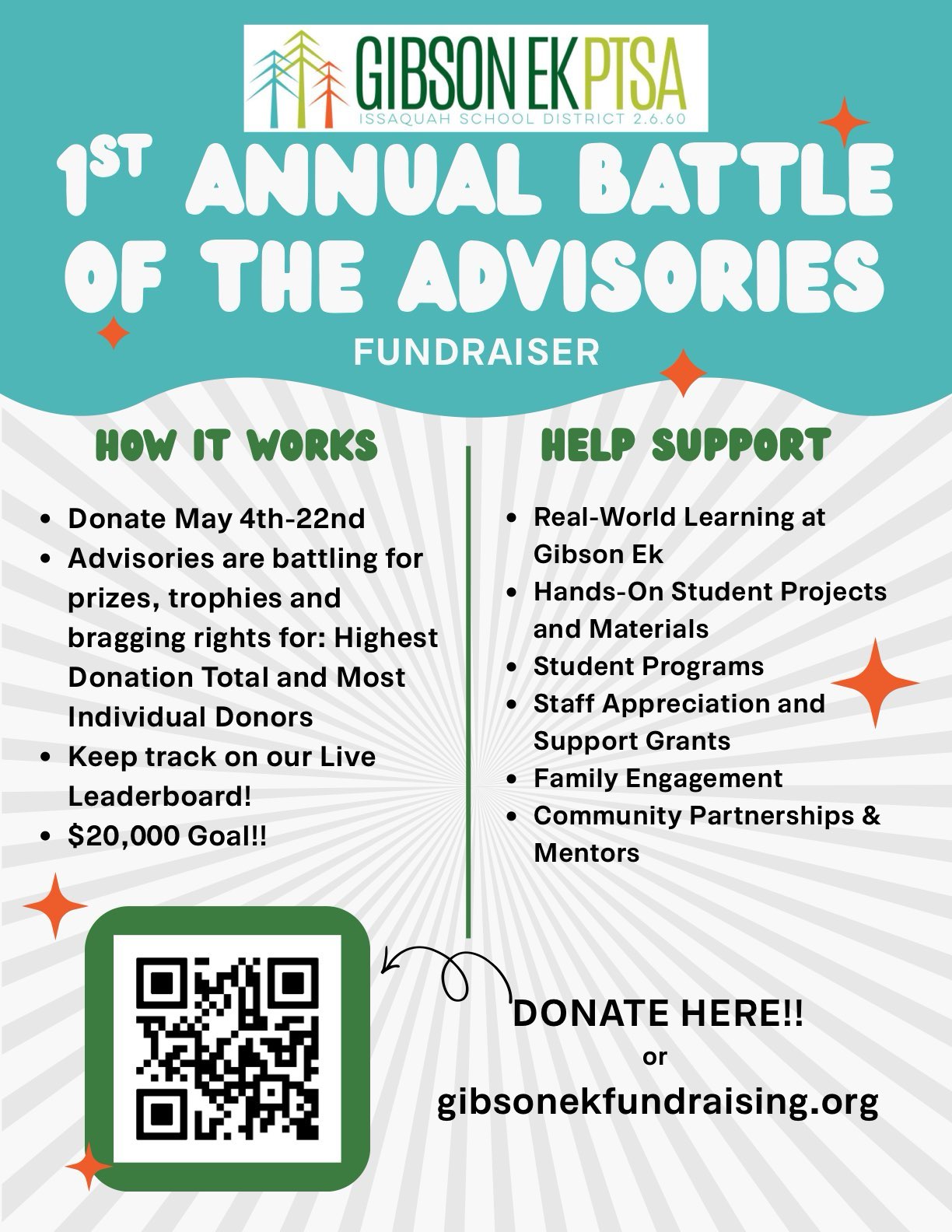 Battle of the Advisories flyer